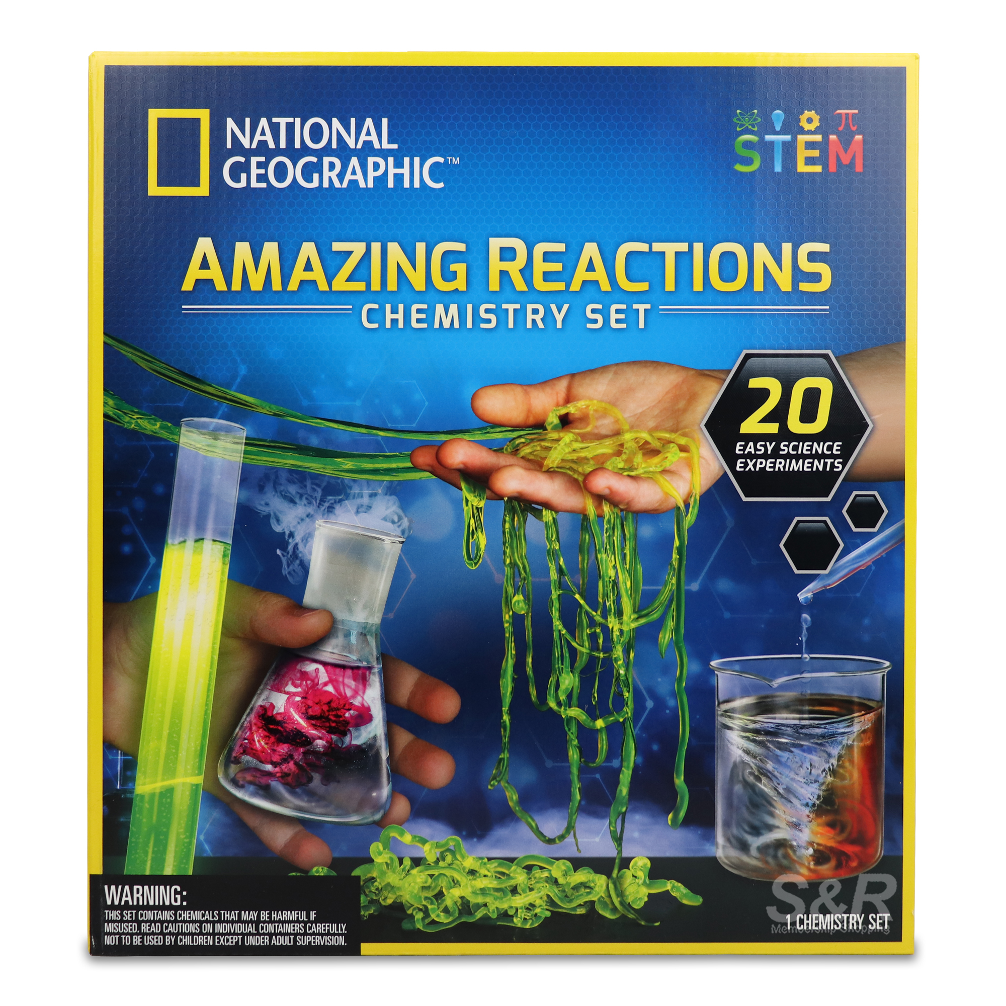 National Geographic Amazing Reaction Chemistry Set